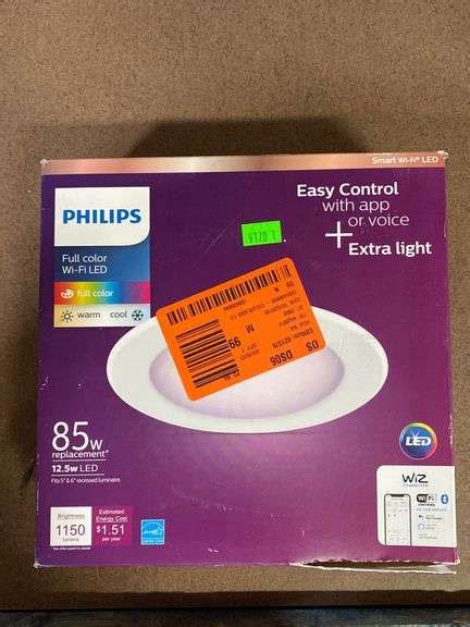 Philips Color And Tunable White 85w Equivalent 56 In Integrated Led Dimmable Smart Wi Fi Wiz