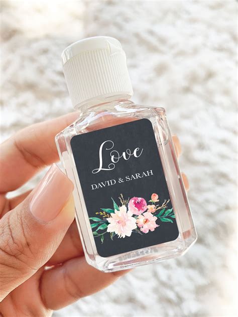 Personalized Hand Sanitizer Favors Unique Wedding Favors Etsy