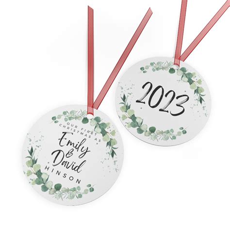 Personalized Custom Metal Ornament Etsy