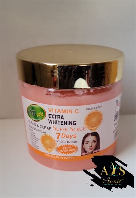 Veetgold Vitamin C Extra Whitening Super Scrub Very Effective Annie