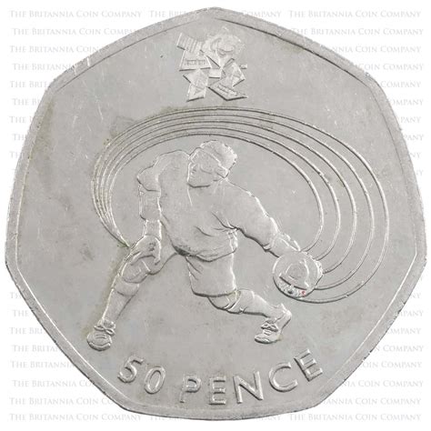 2011 Olympic Goalball 50p Circulated The Britannia Coin Company