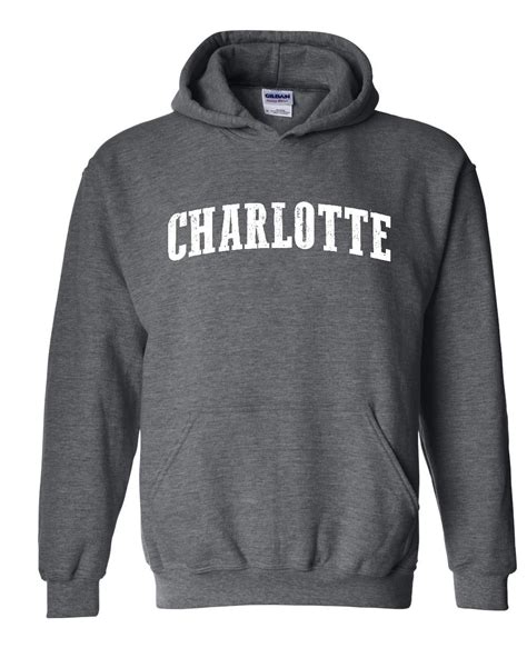 Artix - Unisex Charlotte North Carolina Hoodie Sweatshirt - Walmart.com ...