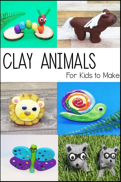 Easy Clay Animals For Kids