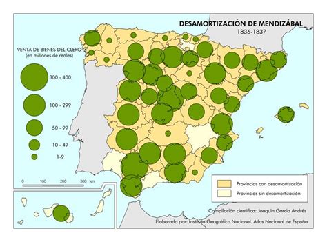 Mapa De Desamortizaci N De Mendiz Bal Espa A Mapas