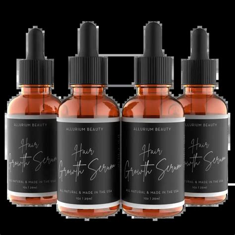 Allurium Hair Growth Serum Wizzgoo Shop