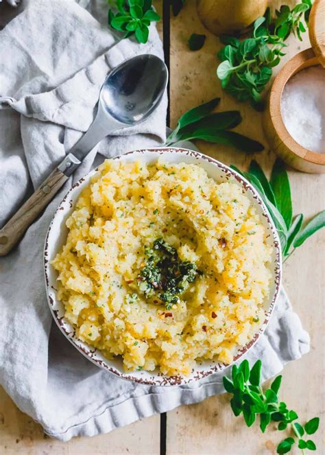 Mashed Rutabaga With Garlic And Herbs Running To The Kitchen®