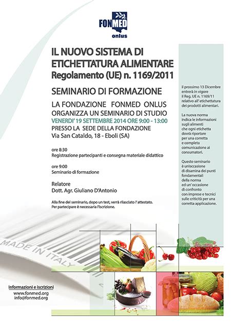 Il Nuovo Sistema Di Etichettatura Alimentare Fonmed