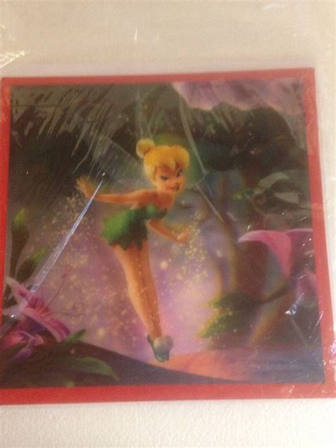 Hallmark Innovations Disney Tinkerbell Fairy 3d Valentine Card