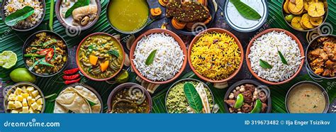 Traditional Onam Sadhya Feast On Banana Leaves A Documentation Of India