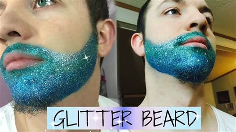 How To Glitter Beard Tutorial Youtube