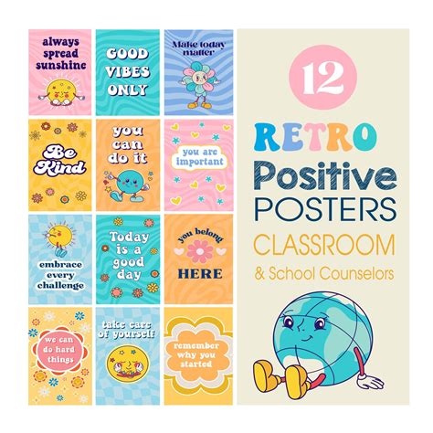 School Posters, Positive and Growth Mindset Poster Classroom, Emotions ...