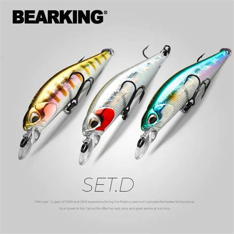 Bearking Pcs Por Conjunto Mm G Hot Sp Iscas De Pesca Profissional