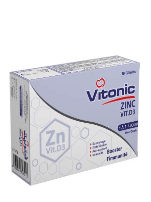 Vitonic Zinc Vit D Les Laboratoires Vital