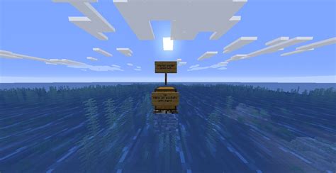 Open ocean Minecraft Map