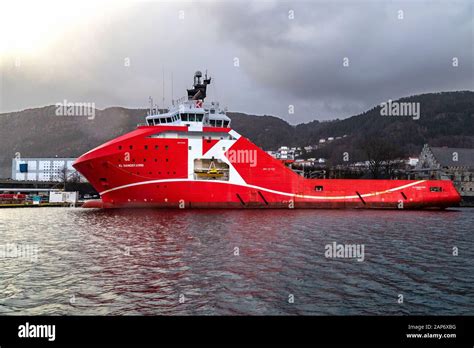 Offshore Ahts Anchor Handling Tug Supply Vessel Kl Sandefjord In The