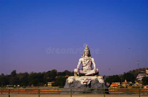 Rishikesh Shiva Statue Hd Wallpaper in Front of Nature Stock Photo ...