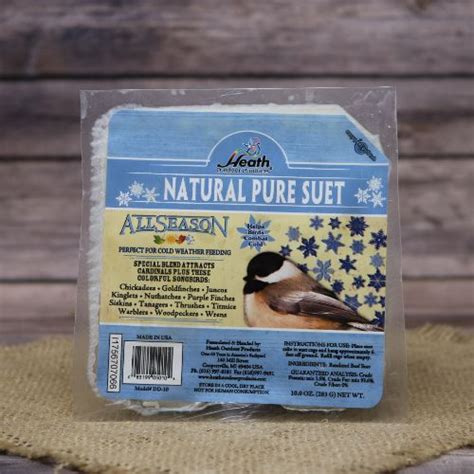 Natural Pure Suet Cake - Ashery Country Store