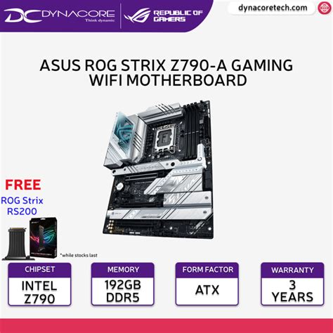 DYNACORE ASUS ROG STRIX Z790 A GAMING WIFI D4 ATX Motherboard Intel