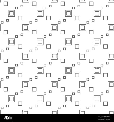 Abstract Geometric Square Background Square Seamless Pattern Stock