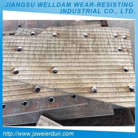 Chromium Carbide Overlay Hardfacing Steel Plate Wear Sheet China