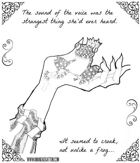 Author Amanda Gatton Free Coloring Pages Dark Fairy Tale From Author