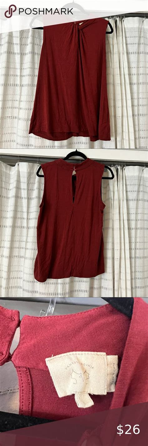 Anthropologie Vanessa Virginia Red Blouse Red Blouses Clothes Design