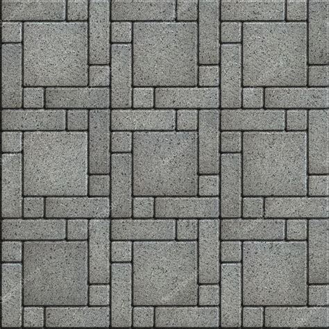 Losas De Pavimentaci N Gris En Forma De Cuadrado Grande Con Peque As