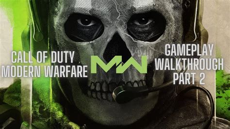 Call Of Duty Modern Warfare Walkthrough Gameplay Part 2 Campaign