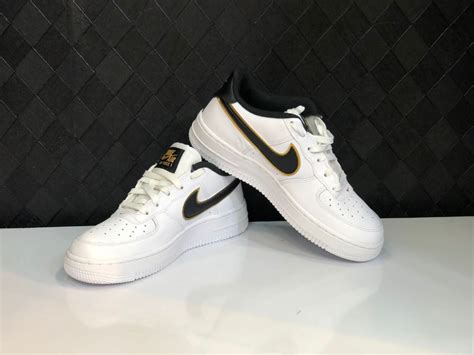 Nike Air Force 1 07 Low Black And White On Carousell