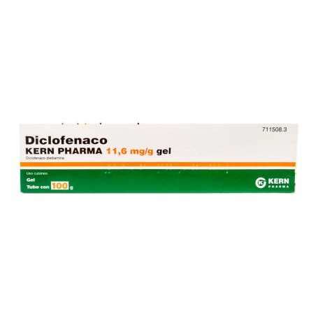 DICLOFENACO KERN PHARMA 11 6 Mg G GEL 1 Tubo De 100 G Farmacia Platerias