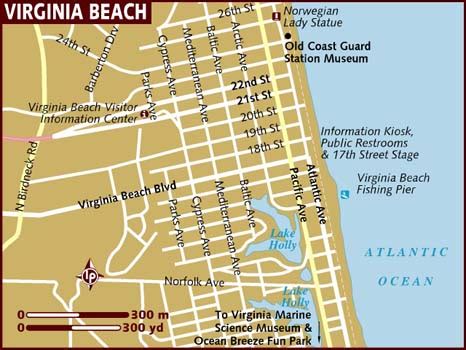 Map Of Virginia Beach