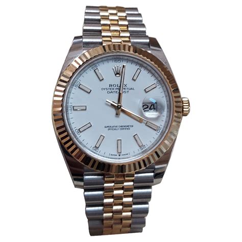 Rolex Datejust Champagne Pm Fluted Unworn Watch