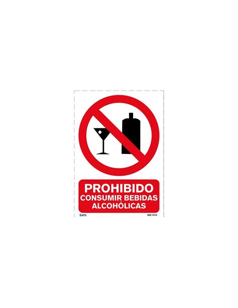 Señalización de PROHIBIDO BEBER ALCOHOL