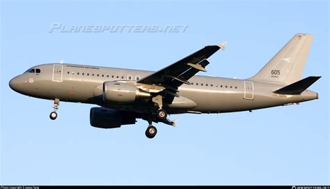 605 Hungarian Air Force Airbus A319 112 Photo By Jueyu Tang ID