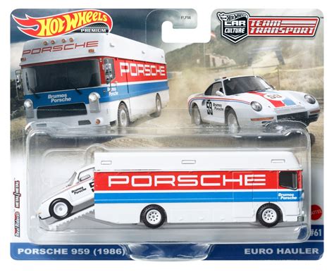 Mattel Hot Wheels Car Culture Team Transport 86 Porsche 959 1 Ct Kroger