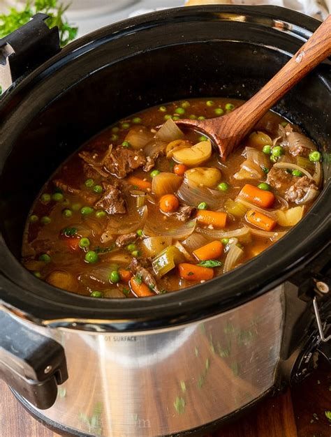 Slow Cooker Beef Stew Recipe I Wash You Dry