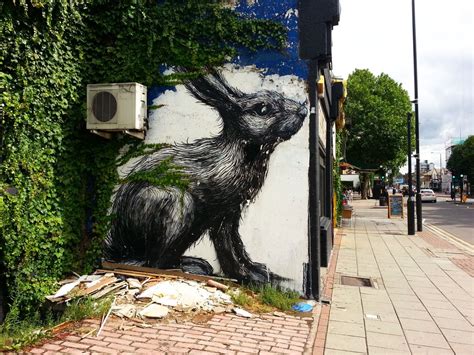 Roa Rabbit Or Hare Hackney Road Street Art Artwork Photography