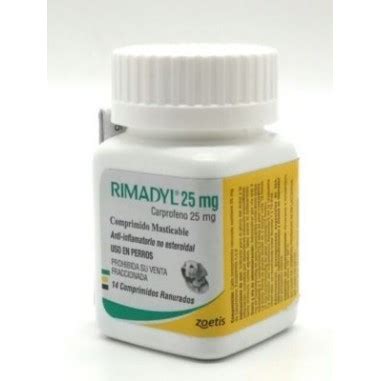 RIMADYL 100 Mg Carprofeno 14 Tabletas Anti Inflamatorio Zoetis