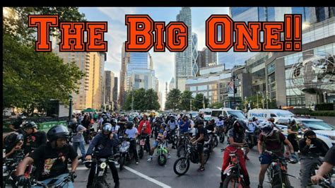 Nyc Largest Ebike Group Ride Sur Ron Cake Timemoto Youtube