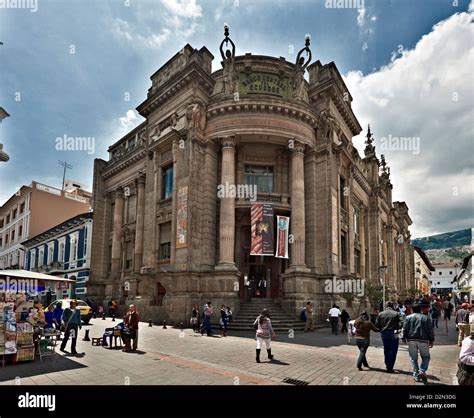 Il Banco Central Del Ecuador O Banca Centrale Centro Storico Di Quito