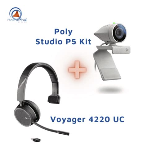 Giải Pháp Họp Trực Tuyến Poly Studio P5 Kit Và Voyager 4220 Uc Nam