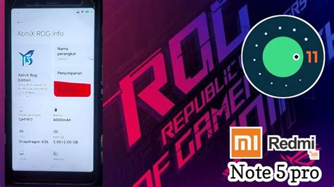 Review Custom Rom Abhix Rog Miui In Xiaomi Redmi Note Pro