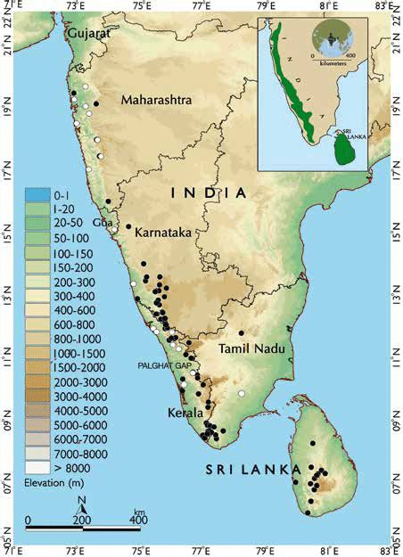 Study Area The Western Ghats Sri Lanka Global Biodiversity Hotspot And