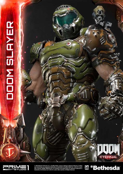 Doom Slayer 43 Premium Statue At Mighty Ape Nz