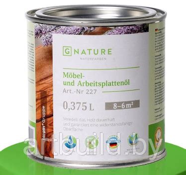 Масло для мебели и столешниц GNature 227 Möbel und Arbeitsplattenöl