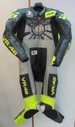 Purchase VALENTINO ROSSI VR 46 MOTOGP COWHIDE LEATHER SUIT RACING BIKER