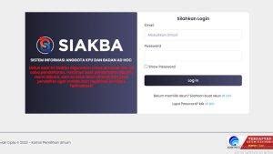 Login Dan Cara Daftar Akun Siakba Kpu Untuk Pendaftaran Ppk Pps Dan