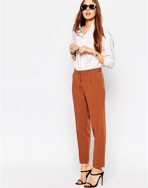 Asos Peg Trouser At Asos Peg Trousers Peg Pants Casual Trousers