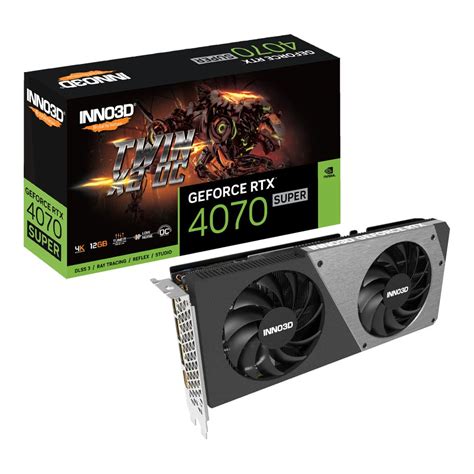 VGA การดแสดงผล INNO3D GEFORCE RTX 4070 SUPER TWIN X2 OC 12GB