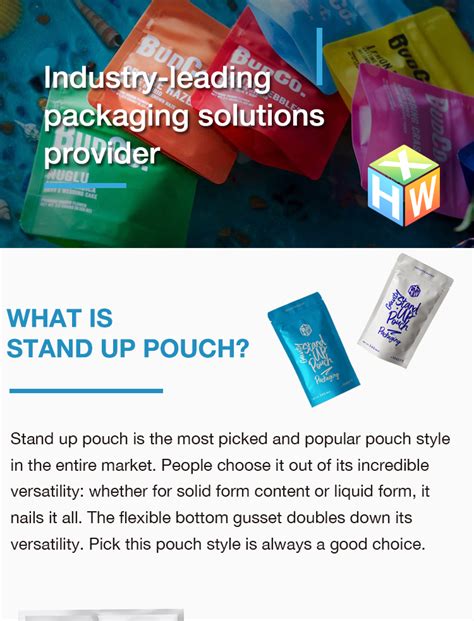 Custom Printed Food Packaging Bag Ziplock Kraft Paper Stand Up Pouch